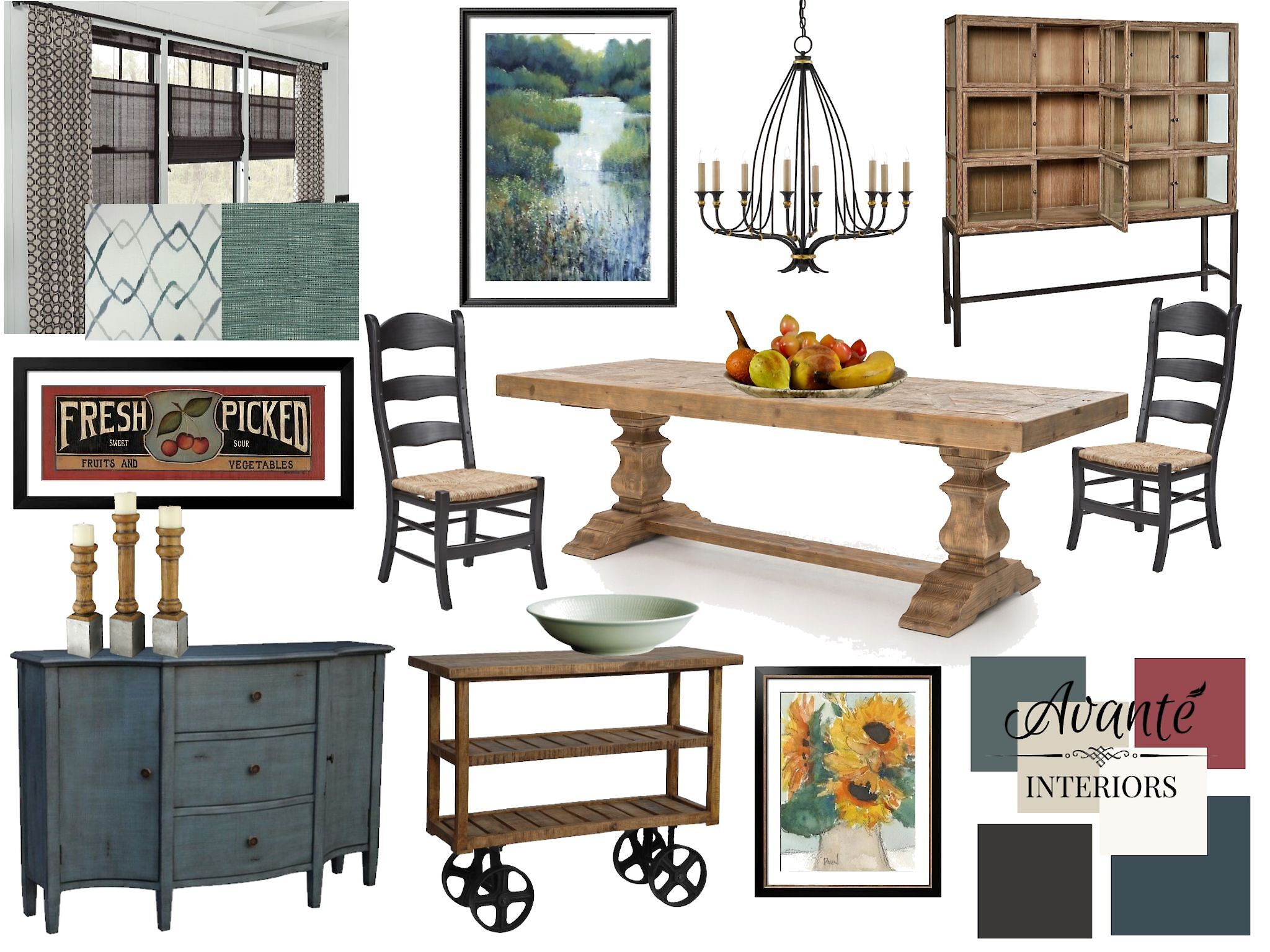 American Farmhouse Dining Room